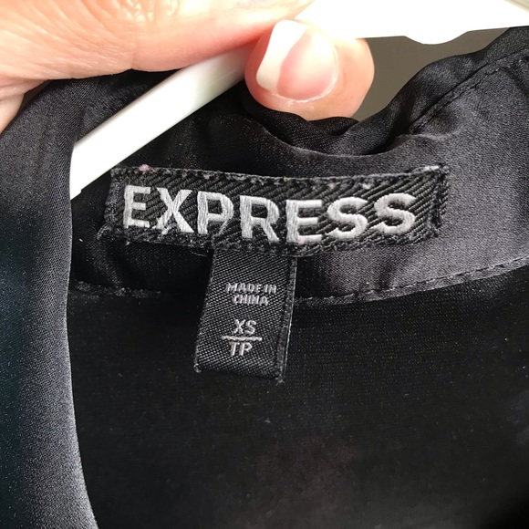 LOT of TWO: Satin Blouse Button Tops - Picture 7 of 7